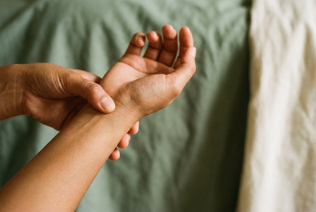 Self-acupressure points — 自我穴位按压